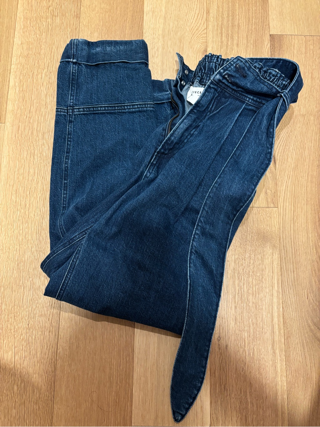 Apiece Apart Blue High-Waist Denim Jeans